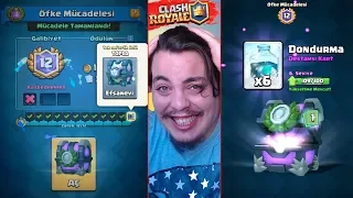 ÖZLEMİŞİM!! DİREK 12 YAPTIM - ÖFKE MÜCADELESİ Clash Royale