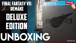 FINAL FANTASY VII REMAKE DELUXE EDITION PS4 UNBOXING REVIEW [FIL/ENG]