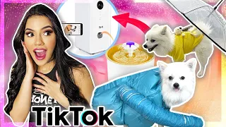 PROBANDO PRODUCTOS VIRALES  de TIKTOK PARA PERROS - MARIANA