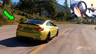 BMW M4 Tuned | Forza Horizon 5 Drift Gameplay [ Steering Wheel Cam ]