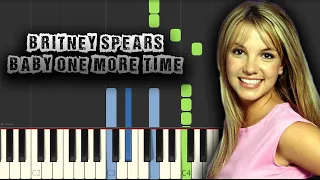 Britney Spears - Baby One More Time - [Piano Tutorial] (Synthesia) (Download MIDI + PDF Scores)