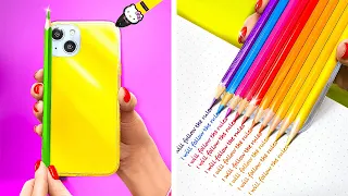 HOW TO SNEAK YOUR PHONE INTO SCHOOL || DIY School Ideas by 123 GO! GLOBAL