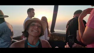 hot air balloon ride over the Nile River in Valley of the Kings July 2021