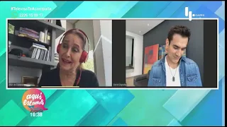 David Zepeda y Daniela Romo en #AquíEstamos