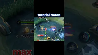 tutorial natan mobile legends ✅✅| #mlbb #shorts