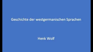 Geschichte der westgermanischen Sprachen