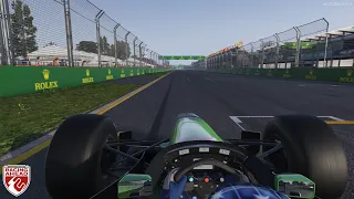 F1 2020 - 1994 Benetton B194 Gameplay at Melbourne Grand Prix Circuit [4K 60FPS]