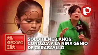 Solo tiene 4 años: Conozca a la niña genio de Carabayllo