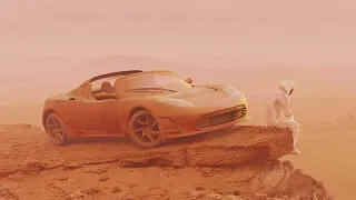 Marketing - Tesla Roadstar Life On Mars, David Bowie - Falcon Heavy by SpaceX