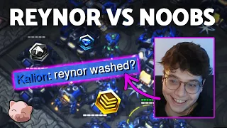 How quickly can REYNOR dispose of noobs? (Part 1) | Holdout Challenge - StarCraft 2