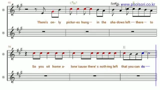 Runaway - Eb Alto Sax Sheet Music  [ Bon Jovi ]