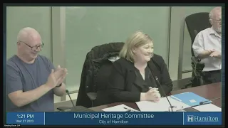 Hamilton Municipal Heritage Committee - March 27, 2023