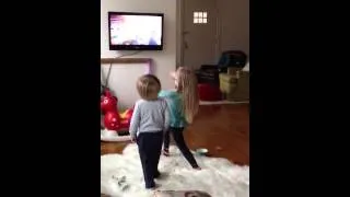 Kids dancing and doing ballet