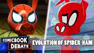 Evolution of Spider-Ham in All Media in 6 Minutes (2018)
