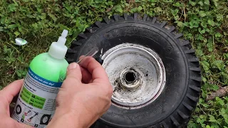 Tire Slime - Does Green Slime Tire Repair Really Work? Tire Slime Put To The Test (Model 10008)