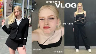 eng) cover dance VLOG | репетиции, выступление на K-POP фестивале, съемка IVE - I AM; TEN - Birthday