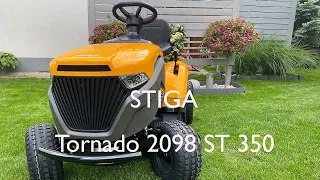 STIGA Tornado 2098 ST 350 oldalkidobós fűnyíró traktor