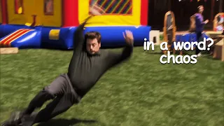 parks and recreation but the video gets more chaotic the longer it goes on | Comedy Bites
