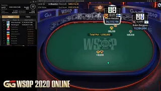 Final Table do Evento #78 da WSOP Online no GGPoker ($1000 Turbo NLH 8-Handed)