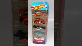 #shorts #hotwheels #unboxing #kidsvideo unboxing hot wheels action set 5 cars HFV85 #diecast