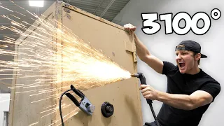 Breaking Into An Abandoned Safe With A Plasma Cutter!!