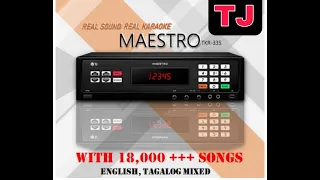 TJ maestro TKR-335 unboxing ( Real sound, Real karaoke )