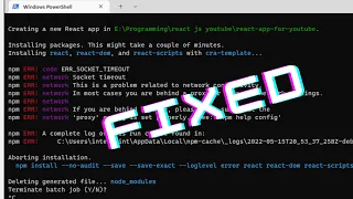 [Fixed] npm ERR! code ERR_SOCKET_TIMEOUTnpm ERR! network Socket timeout npm ERR! network .
