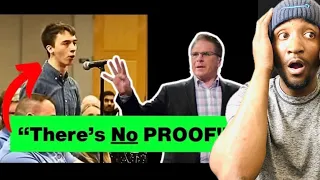 EX CHRISTIAN ASK TOUGH QUESTIONS ABOUT GOD TO PASTOR AND TRYS TO PROVE THAT HE'S NOT REAL MUSTWATCH!