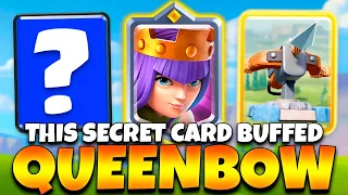 THIS *SECRET* CARD BUFFED QUEEN-BOW 🤩 - Clash Royale