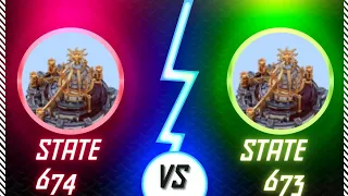 SVS BATTLE PHASE | CASTLE BATTLE | STATE 674 VS 673 | WHITEOUT SURVIVAL GAMEPLAY