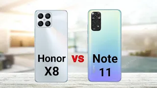 Honor X8 vs Redmi Note 11
