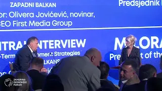 Centralni intervju "Jahorina ekonomskog foruma" 2024 - Milorad Dodik, predsjednik Republike Srpske