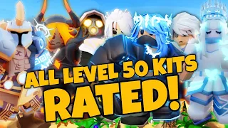 Using & Ranking All Level 50 Kits in Roblox Bedwars