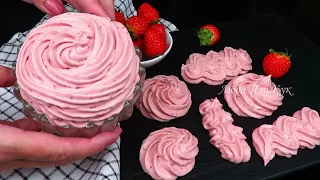 🍓ЗАВАРНОЙ КРЕМ С КЛУБНИКОЙ Нежный, вкусный как мороженое Люда Изи Кук, выпечка, торт, крем, custard