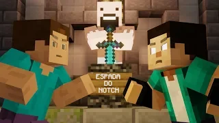 Animação de Minecraft A espada do Notch.