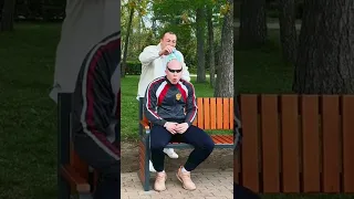 Head massage prank😂 Who reacts funnier: Girl or Boy?🔥