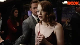 Ryan Gosling Photobombing Emma Stone! | La La Land | FULL INTERVIEW