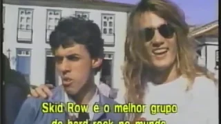 Brasil 1993 - Banda 'Skid Row' trecho ripado do vhs  'Skid Row Roadkill'