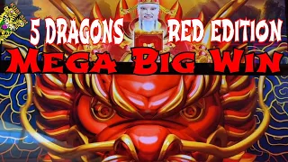 ★NEW 5 DRAGONS ! FINALLY GOT A MEGA BIG WIN !!★5 DRAGONS RED EDITION (JIN CAI HAO YUN) Slot ☆栗スロ