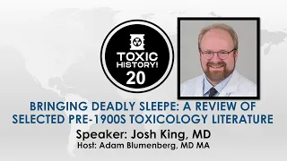 Episode 20  Bringing Deadly Sleepe  A Review of Selected Pre 1900s Toxicology Literature