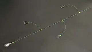 How to Tie No Tangle 3 Hook Fishing Line