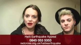 Actress Lindsay Lohan asks you to support the British Red Cross Haiti Earthquake Appeal
