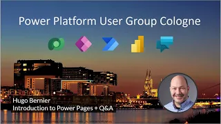 Power Platform UG Cologne - Introduction to Power Pages + Q&A