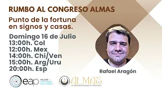 Rafael: Punto de la fortuna en signos y casas. Rumbo al congreso Almas