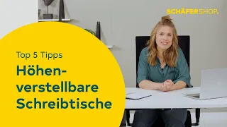 Höhenverstellbarer Schreibtisch: Worauf Du unbedingt achten solltest - Top 5 Tipps