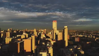 Drone shots taken throughout Johannesburg