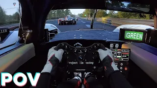 Le Mans is STUNNING in LMU | Triple 55" Tvs | Fanatec CS DD+