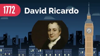 David Ricardo in One Minute: Biography (Life, Activity, Death/Legacy) + Economic Philosophy/Theories