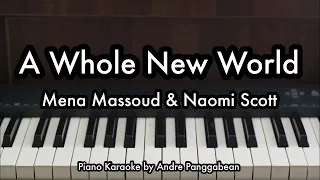 A Whole New World - Mena Massoud & Naomi Scott | Piano Karaoke by Andre Panggabean