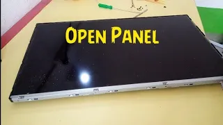 How to open a LCD LED TV panel professionally